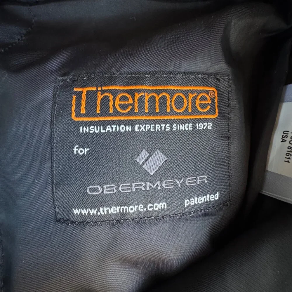 OBERMEYER Malta Insulated Ski Pants Womens 10 Long Gray Snowboarding Pant EUC - Picture 14 of 15